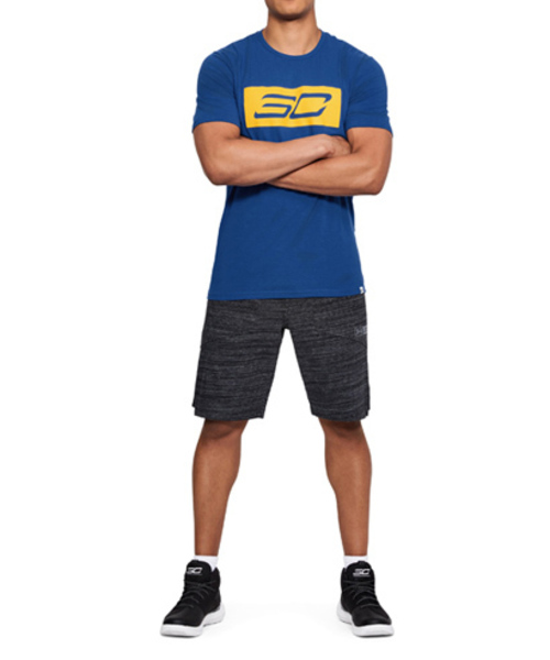UNDER ARMOUR(アンダーアーマー)の「メンズ バスケットボール半袖Tシャツ / SC30ロゴTシャツ(Tシャツ/カットソー・メンズ・グレー/ブルー/ホワイト×レッド/ブラック×ホワイト・LG/MD/XL/XXL)」の19枚目の写真