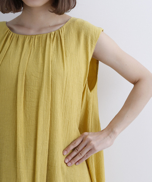 MERLOT（メルロー）の「ノースリーブマキシワンピース7648（ワンピース・レディース・レッド/ブルー/ブラック/イエロー・FREE）」の9枚目の写真