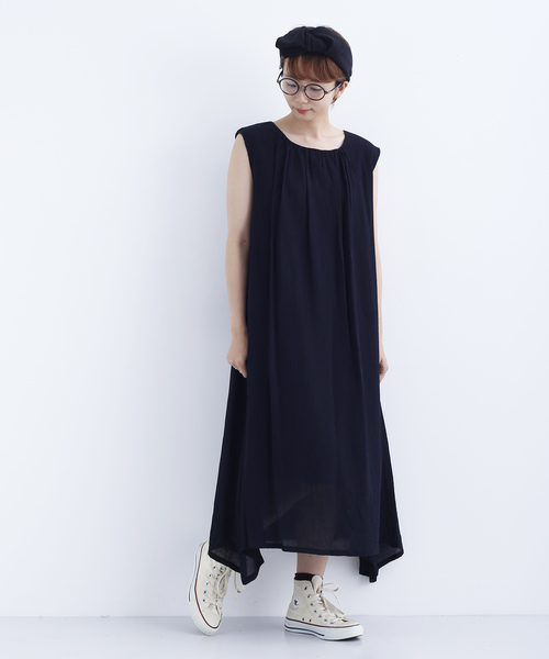 MERLOT（メルロー）の「ノースリーブマキシワンピース7648（ワンピース・レディース・レッド/ブルー/ブラック/イエロー・FREE）」の13枚目の写真