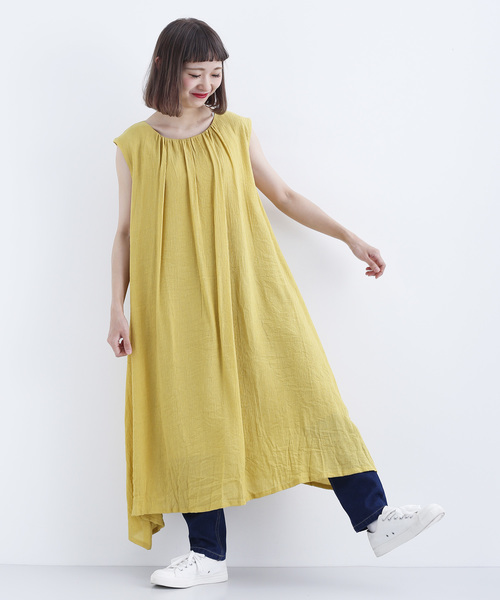 MERLOT（メルロー）の「ノースリーブマキシワンピース7648（ワンピース・レディース・レッド/ブルー/ブラック/イエロー・FREE）」の20枚目の写真