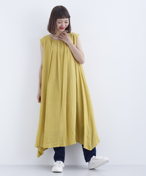 MERLOT（メルロー）の「ノースリーブマキシワンピース7648（ワンピース・レディース・レッド/ブルー/ブラック/イエロー・FREE）」の22枚目の写真