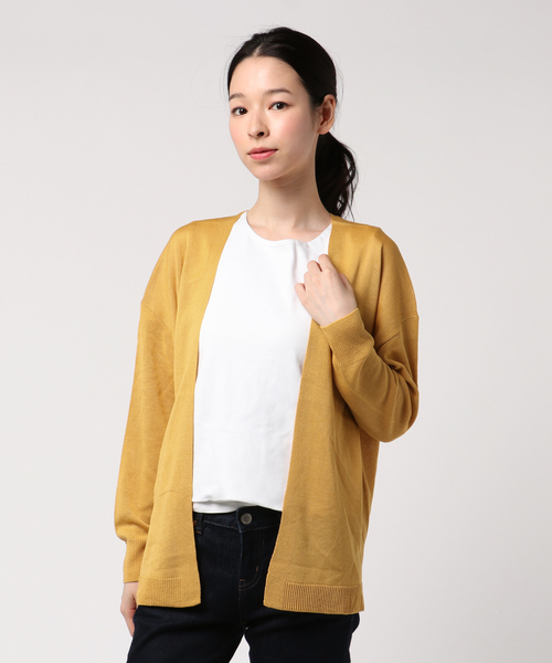 AMERICAN HOLIC(アメリカンホリック)の「・Basicトッパーカーディガン(カーディガン/ボレロ・レディース・ベージュ/グリーン/カーキ/オフホワイト/ライトグレー/マスタード・FREE)」の9枚目の写真