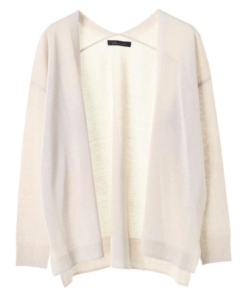 AMERICAN HOLIC(アメリカンホリック)の「・Basicトッパーカーディガン(カーディガン/ボレロ・レディース・ベージュ/グリーン/カーキ/オフホワイト/ライトグレー/マスタード・FREE)」の8枚目の写真