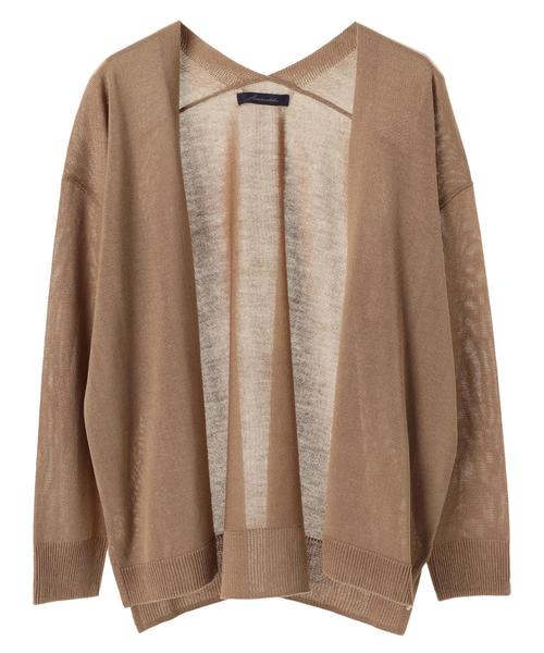 AMERICAN HOLIC(アメリカンホリック)の「・Basicトッパーカーディガン(カーディガン/ボレロ・レディース・ベージュ/グリーン/カーキ/オフホワイト/ライトグレー/マスタード・FREE)」の13枚目の写真