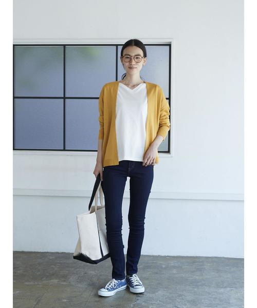 AMERICAN HOLIC(アメリカンホリック)の「・Basicトッパーカーディガン(カーディガン/ボレロ・レディース・ベージュ/グリーン/カーキ/オフホワイト/ライトグレー/マスタード・FREE)」の16枚目の写真