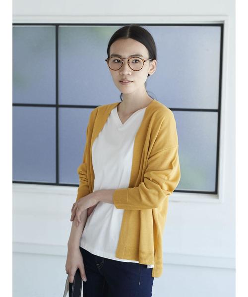 AMERICAN HOLIC(アメリカンホリック)の「・Basicトッパーカーディガン(カーディガン/ボレロ・レディース・ベージュ/グリーン/カーキ/オフホワイト/ライトグレー/マスタード・FREE)」の17枚目の写真