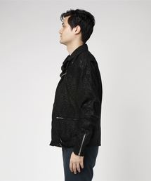 iroquois 　イロコイ　ライダースジャケット　希少品　サイズ2 Iroquois（イロコイ）の「【Iroquois】SUEDE LEOPARDライダース