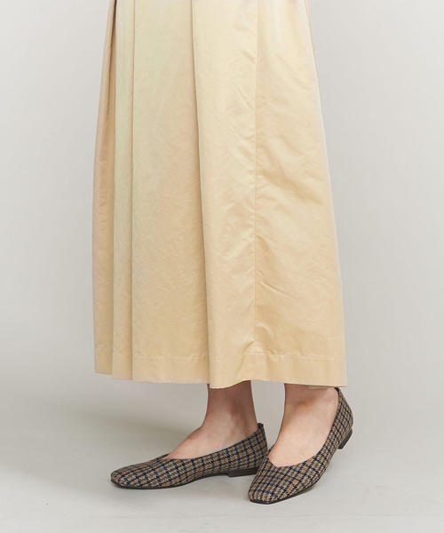 BEAUTY&YOUTH UNITED ARROWS(ビューティーアンドユースユナイテッドアローズ)の「BY チェックVカット スクエアフラットパンプス ◆(パンプス・レディース・その他1・35h/37h/36h/38/36/37)」の9枚目の写真