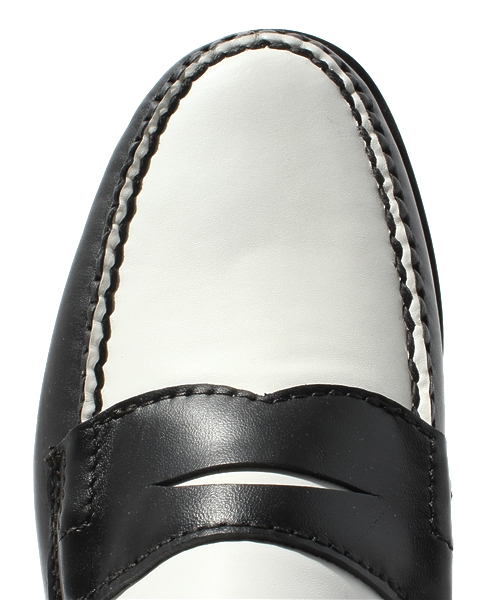 BEAMS（ビームス）の「□BEAMS / コンビネーション ペニーシューズ（その他シューズ・メンズ・ブラック/ネイビー・7/7.5/8/8.5/9/9.5）」の6枚目の写真