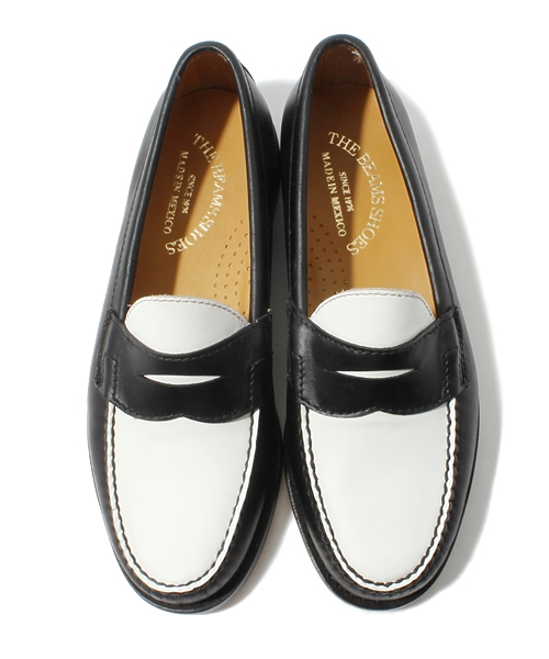 BEAMS（ビームス）の「□BEAMS / コンビネーション ペニーシューズ（その他シューズ・メンズ・ブラック/ネイビー・7/7.5/8/8.5/9/9.5）」の10枚目の写真