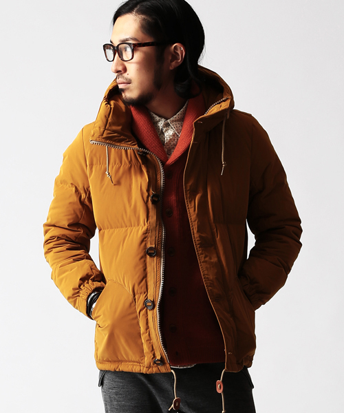 BEAMS（ビームス）の「□BEAMS / PARACHUTE DOWN PARKA 13FW（ダウンジャケット/コート・メンズ・ブラック/ネイビー/マスタード・SMALL/MEDIUM/LARGE/X-LARGE）」の3枚目の写真