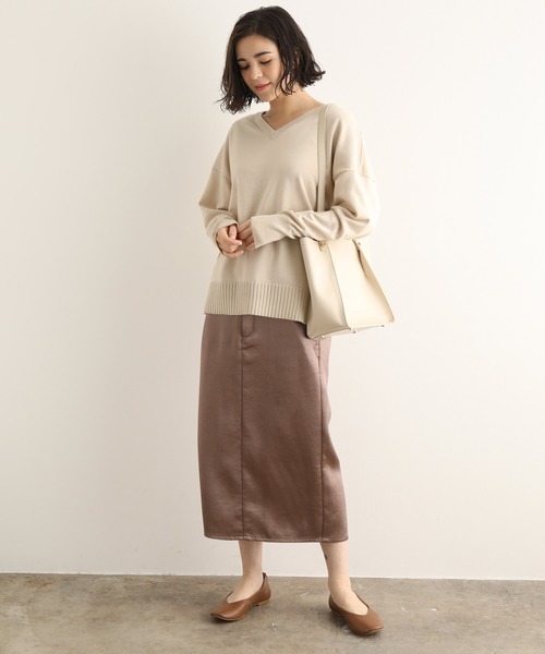 SALON adam et rope'（サロン アダム エ ロペ）の「ソフトレザーフラットシューズ（その他シューズ・レディース・ホワイト/イエロー系その他3・23.5cm/23.0cm/24.0cm/22.5cm/24.5cm）」の14枚目の写真