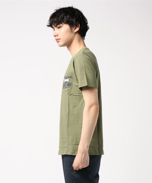 C100 天竺 ポケット付き プリントTシャツ POCKET C100 天竺 ポケット付き プリントTシャツ POCKET