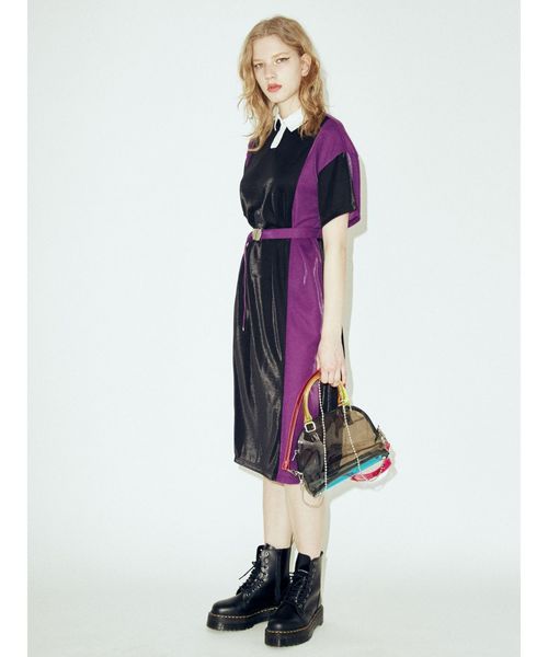 jouetie(ジュエティ)の「シャイニーポロワンピース(ワンピース・レディース・ブラック/ターコイズブルー/イエロー・MEDIUM)」の22枚目の写真