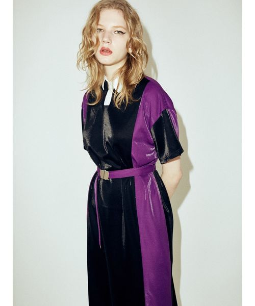 jouetie(ジュエティ)の「シャイニーポロワンピース(ワンピース・レディース・ブラック/ターコイズブルー/イエロー・MEDIUM)」の9枚目の写真