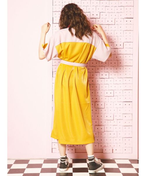 jouetie(ジュエティ)の「シャイニーポロワンピース(ワンピース・レディース・ブラック/ターコイズブルー/イエロー・MEDIUM)」の6枚目の写真