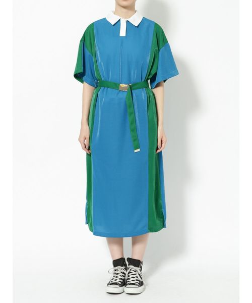 jouetie(ジュエティ)の「シャイニーポロワンピース(ワンピース・レディース・ブラック/ターコイズブルー/イエロー・MEDIUM)」の16枚目の写真