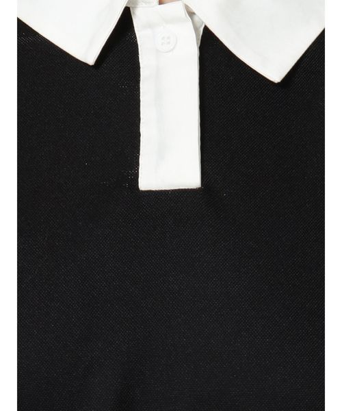 jouetie(ジュエティ)の「シャイニーポロワンピース(ワンピース・レディース・ブラック/ターコイズブルー/イエロー・MEDIUM)」の8枚目の写真