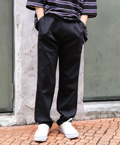 revertical（リバーティカル）の「TR素材 無地テーパードパンツ（その他パンツ・メンズ・ブラック/ネイビー/グレー・M/L）」の16枚目の写真