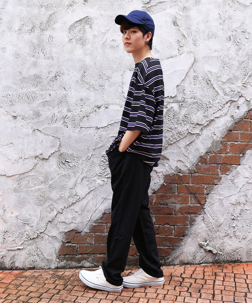 revertical（リバーティカル）の「TR素材 無地テーパードパンツ（その他パンツ・メンズ・ブラック/ネイビー/グレー・M/L）」の12枚目の写真