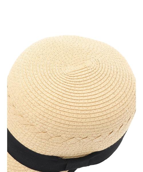 CRAFT STANDARD BOUTIQUE(クラフトスタンダードブティック)の「ペーパージョッキーキャップ(キャップ・レディース・ブラック/ナチュラル・FREE)」の8枚目の写真