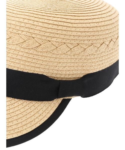 CRAFT STANDARD BOUTIQUE(クラフトスタンダードブティック)の「ペーパージョッキーキャップ(キャップ・レディース・ブラック/ナチュラル・FREE)」の9枚目の写真