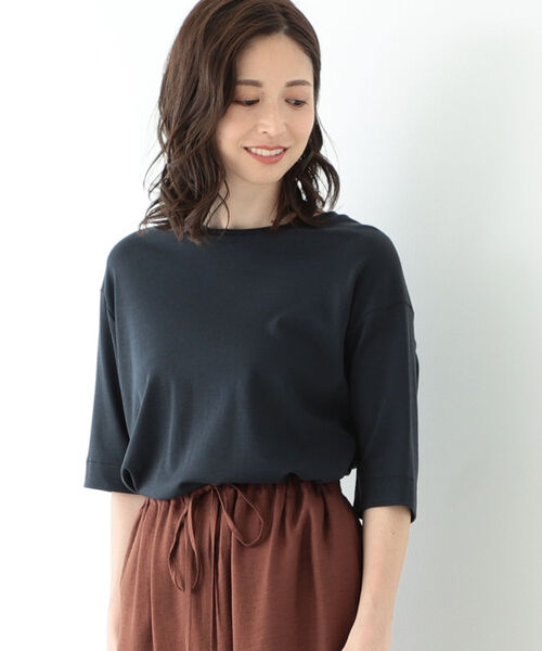 Demi Luxe Beams スムース Beams ハーフスリーブtシャツ Tシャツ Beams デミルクス カットソー Tシャツ カットソー Demi Luxe Beams デミルクス ビームス のファッション