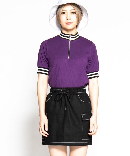 WEGO（ウィゴー）の「WEGO/カーゴポケットスカパン（スカート・レディース・ブラック/ベージュ/パープル/カーキ/その他1/パープル系その他/その他2・FREE）」の20枚目の写真