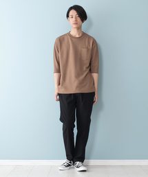 【EDWIN/エドウィン】F.L.E ノータックイージー ストレッチ テーパード クロップドパンツ