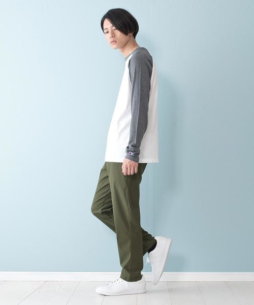 EDWIN(エドウィン)の「【EDWIN/エドウィン】F.L.E ノータックイージー ストレッチ テーパード クロップドパンツ(その他パンツ・メンズ・チャコールグレー/ブラック/ダークグリーン/ベージュ/ネイビー・SMALL/MEDIUM/LARGE/X-LARGE)」の4枚目の写真