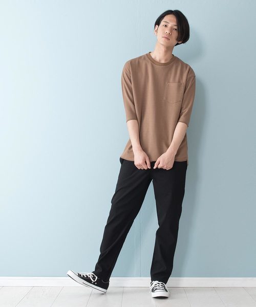 EDWIN(エドウィン)の「【EDWIN/エドウィン】F.L.E ノータックイージー ストレッチ テーパード クロップドパンツ(その他パンツ・メンズ・チャコールグレー/ブラック/ダークグリーン/ベージュ/ネイビー・SMALL/MEDIUM/LARGE/X-LARGE)」の9枚目の写真