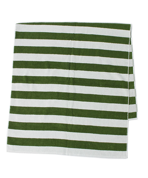 Hippopotamus（ヒポポタマス）の「【HIPPOPOTAMUS×BIOTOP】スタンダードボーダーバスタオル（タオル・レディース・グリーン/ネイビー/ゴールド・FREE）」の12枚目の写真