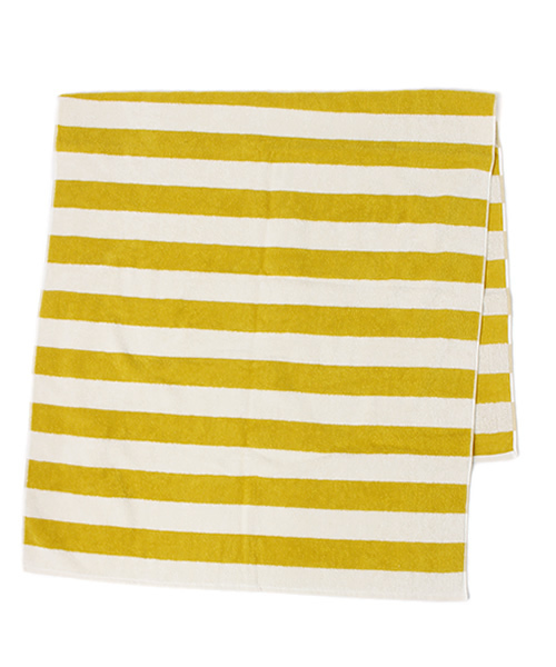 Hippopotamus（ヒポポタマス）の「【HIPPOPOTAMUS×BIOTOP】スタンダードボーダーバスタオル（タオル・レディース・グリーン/ネイビー/ゴールド・FREE）」の11枚目の写真