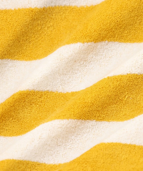 Hippopotamus（ヒポポタマス）の「【HIPPOPOTAMUS×BIOTOP】スタンダードボーダーバスタオル（タオル・レディース・グリーン/ネイビー/ゴールド・FREE）」の7枚目の写真