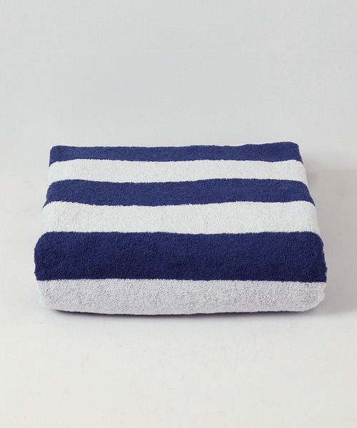 Hippopotamus（ヒポポタマス）の「【HIPPOPOTAMUS×BIOTOP】スタンダードボーダーバスタオル（タオル・レディース・グリーン/ネイビー/ゴールド・FREE）」の13枚目の写真