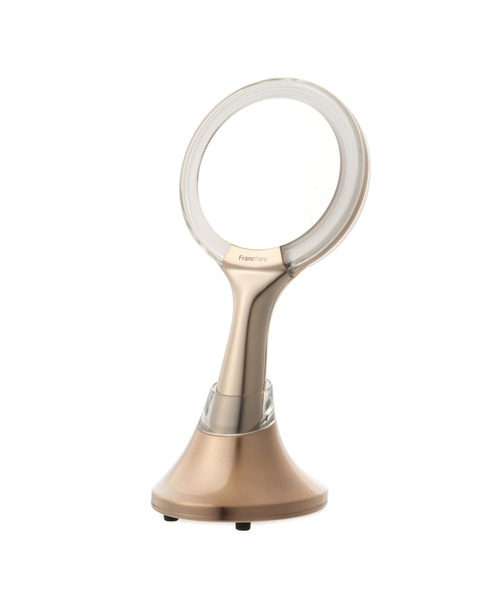 セール】ルフレ ハンディミラーライト ゴールド（美容器具