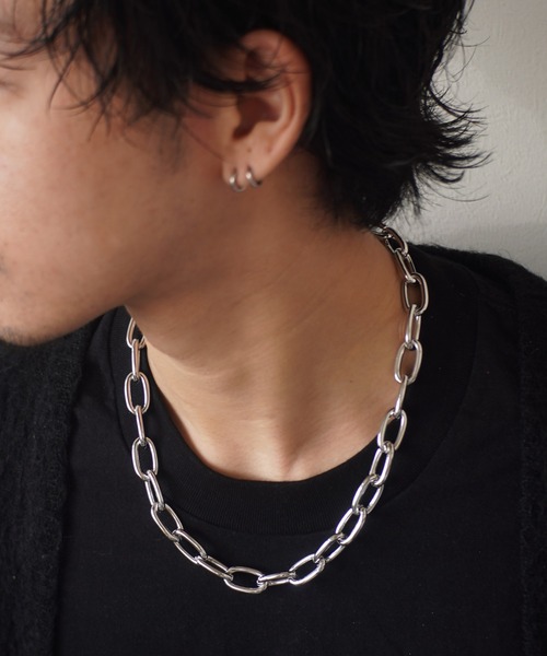 Port（ポート）の「メタル ボリューム チェーン ネックレス ( ユニセックス / メンズアクセ )（ネックレス・メンズ・シルバー/シルバー系その他/シルバー系その他2/シルバー系その他3/シルバー系その他4/シルバー系その他5・FREE）」の17枚目の写真