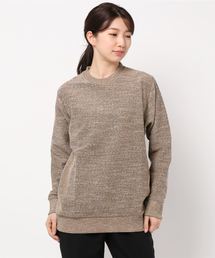 裏毛裏使いクルーネックトレーナー