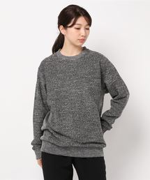 裏毛裏使いクルーネックトレーナー
