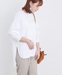 ADAM ET ROPE' | ガーゼ度詰め裏毛プルオーバー(スウェット)