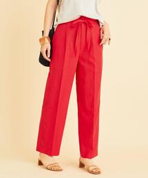 BEAUTY&YOUTH UNITED ARROWS | BY∴ ハイウエストゴムイージーベルトパンツ -ウォッシャブル-(その他パンツ)