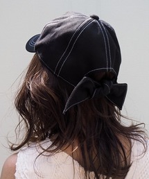 Casselini | Casselini（キャセリーニ）ステッチリボンキャップ(キャップ)