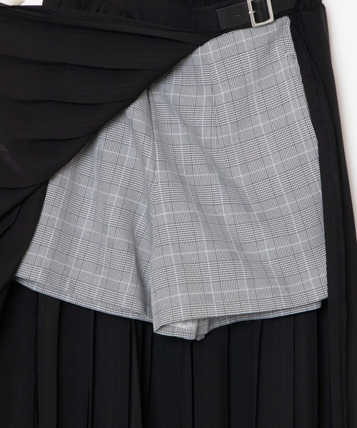 WEGO（ウィゴー）の「WEGO/レイヤードアシンメトリースカート（スカート・レディース・ブラック/グレー系その他2・FREE）」の11枚目の写真