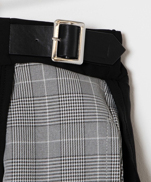 WEGO（ウィゴー）の「WEGO/レイヤードアシンメトリースカート（スカート・レディース・ブラック/グレー系その他2・FREE）」の10枚目の写真