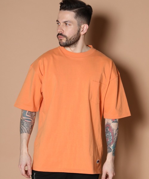 FRUIT OF THE LOOM(フルーツオブザルーム)の「FRUIT OF THE LOOM-ヘビーウエイト・Tシャツ(Tシャツ/カットソー・メンズ・ホワイト/ブラック/ベージュ/パープル/オレンジ・M/L/XL)」の1枚目の写真
