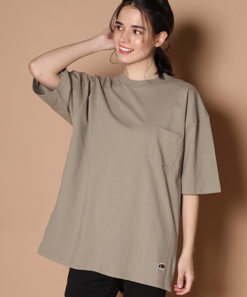 FRUIT OF THE LOOM(フルーツオブザルーム)の「FRUIT OF THE LOOM-ヘビーウエイト・Tシャツ(Tシャツ/カットソー・メンズ・ホワイト/ブラック/ベージュ/パープル/オレンジ・M/L/XL)」の15枚目の写真