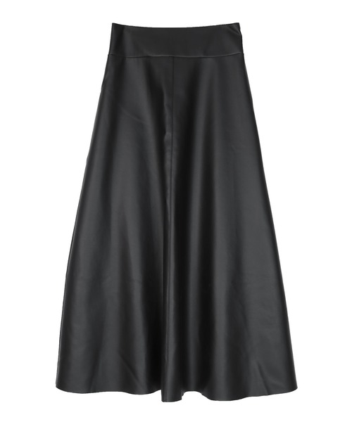 UR'S(ユアーズ)の「フェイクレザーフレアスカート(スカート・レディース・ベージュ/カーキ/キャメル/ブラウン/ライトベージュ/ブラック・L/M/PS(XS-S))」の15枚目の写真