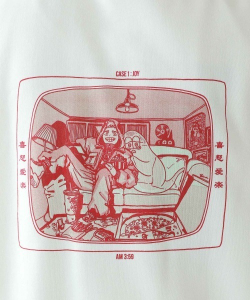 RAGEBLUE（レイジブルー）の「【KANA SUZUKI】コラボ裏毛スウェットクルー/920464（スウェット・メンズ・ホワイト/ブラック/グリーン/ホワイト系その他/グレー系その他・MEDIUM/LARGE）」の18枚目の写真