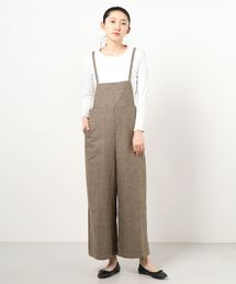 ＪＵＧＬＡＮＳ（ユグランス）の「☆ 起毛千鳥柄 ロンパース（つなぎ/オールインワン・レディース）」