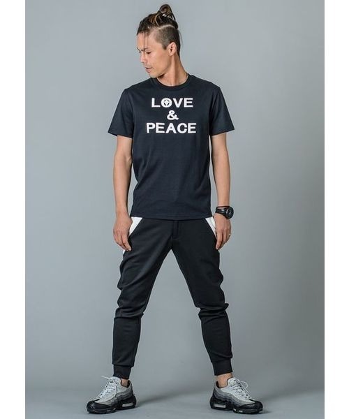 REGIEVO(レジエボ)の「【REGIEVO】メッセージロゴプリントTシャツ(Tシャツ/カットソー・メンズ・ブラック/オフホワイト・S/M/L/XL)」の7枚目の写真